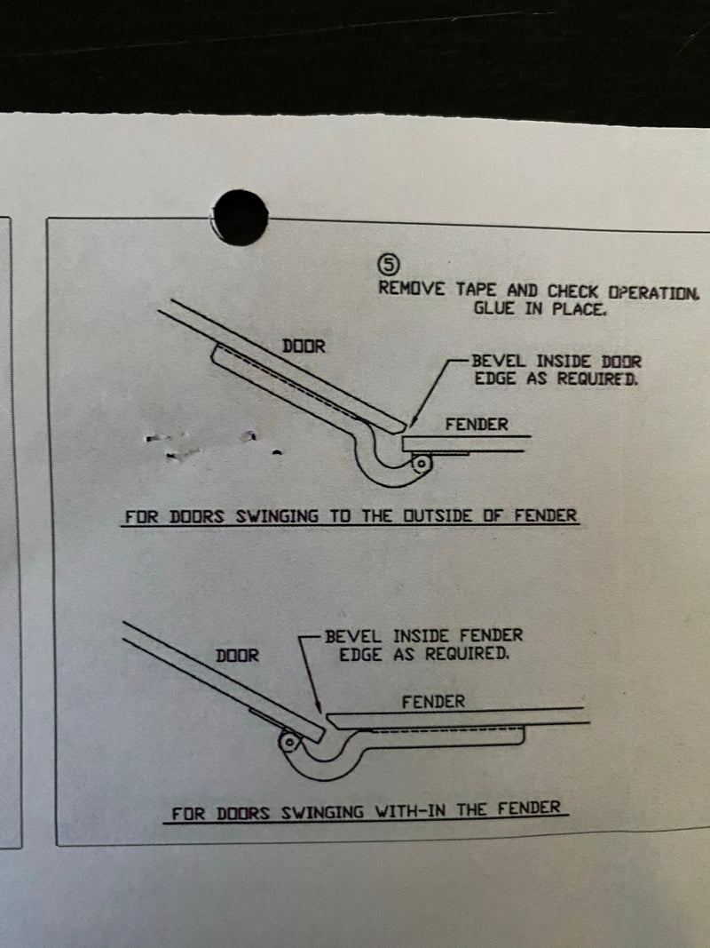 DM-2253 Door Hinges Large Cars & Trucks