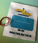 DM-1402 Battery Cable Red