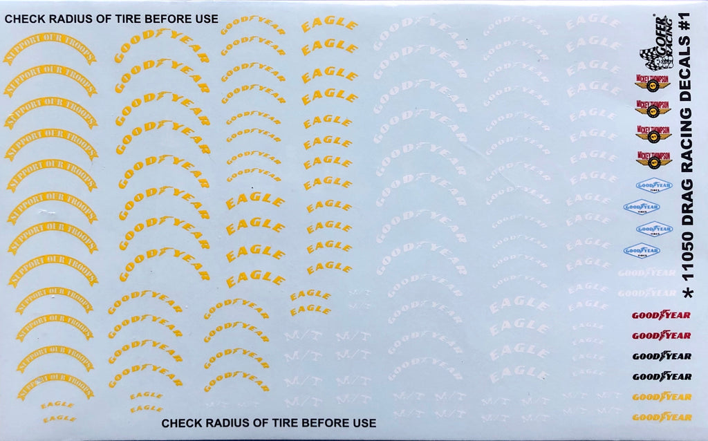 GR-11050 Drag Racing Decals #1 – J&J Scale Designs