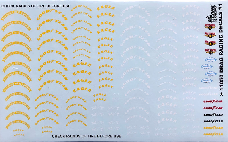 Drag Racing Decals