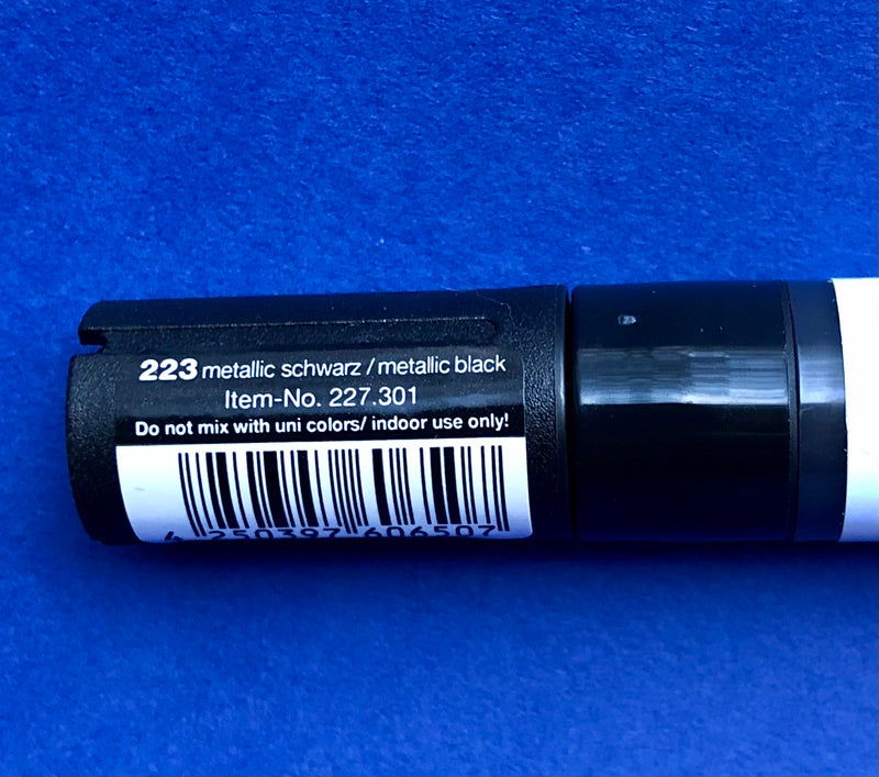 MLW-227 Molotow Metallic Black Acrylic Paint Marker- 4mm