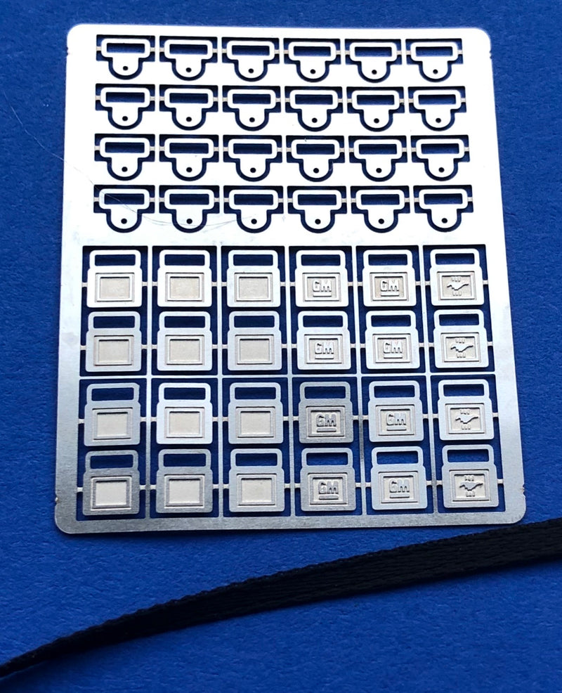 GR-20003 Photo-Etch Black Seat Belt Kit