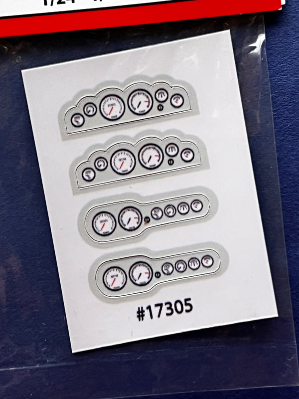 GR-17305 Hot Rod Instrument Panel & Gauges (Grey #4)