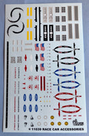 GR-11039 Race Car Accessories Decals