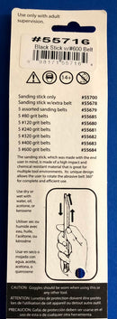 EXL-55716 Sanding Stick w/600 Grit Belt