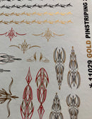 GR-11029 Gold Pin striping 2 Decals