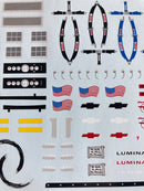 GR-11039 Race Car Accessories Decals