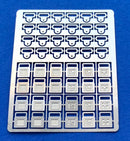 GR-20003 Photo-Etch Black Seat Belt Kit