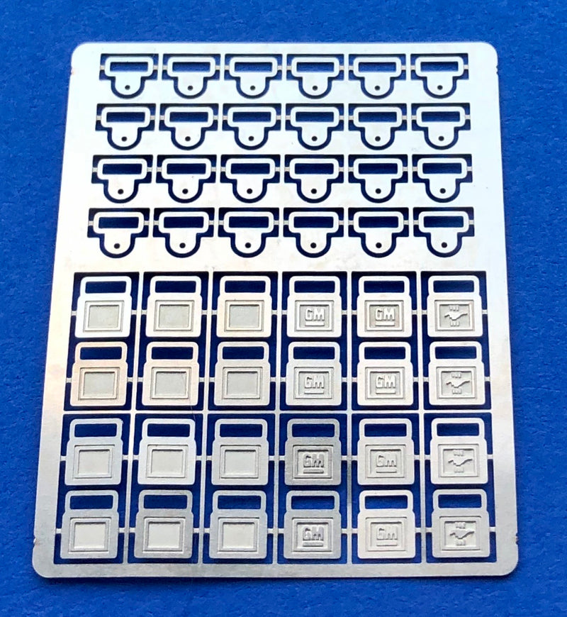 GR-20003 Photo-Etch Black Seat Belt Kit